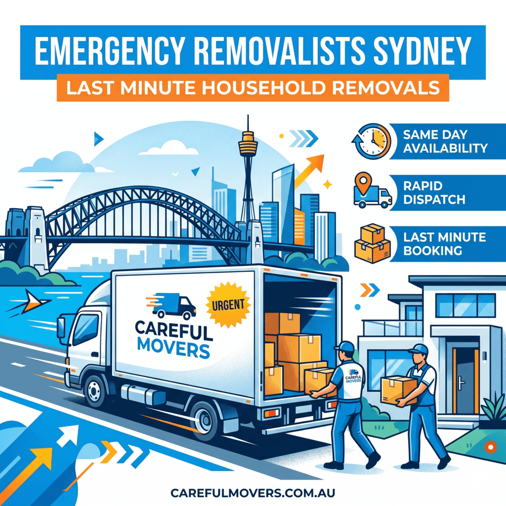 Emergency Removalists Sydney Last Minute Household Removals