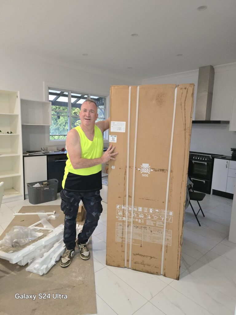 Careful Movers trucks completing a residential move