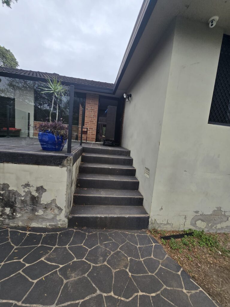 External residential stairs in Sydney requiring access planning