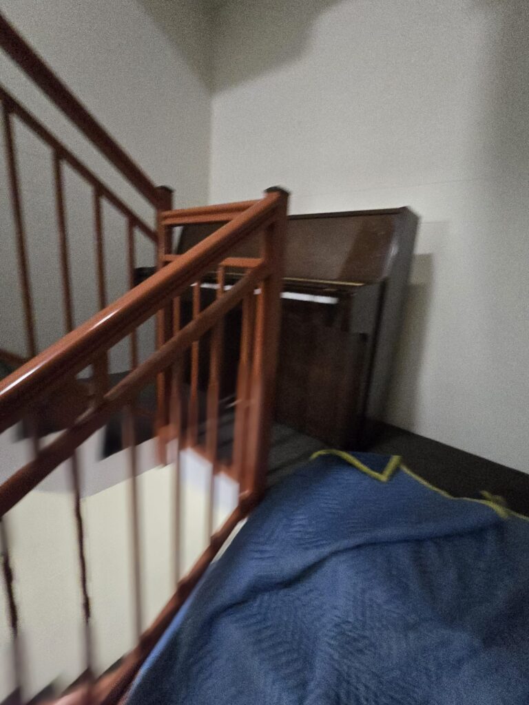 Careful Movers stair-access job with large furniture