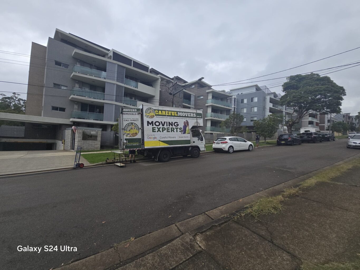 Careful Movers truck completing a local Hornsby residential move