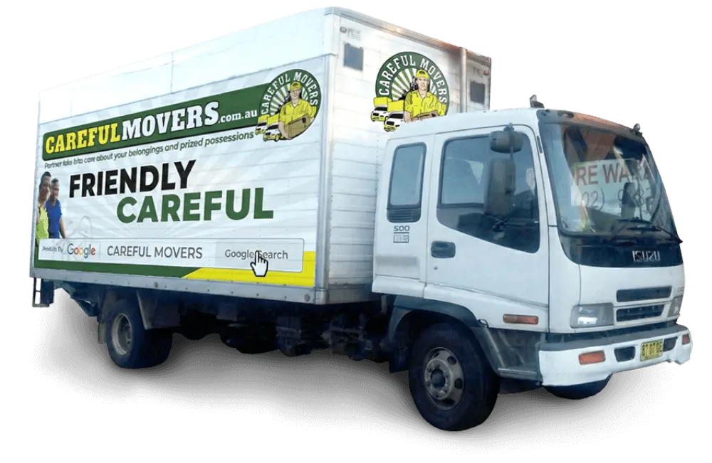 Careful Movers friendly professional moving truck