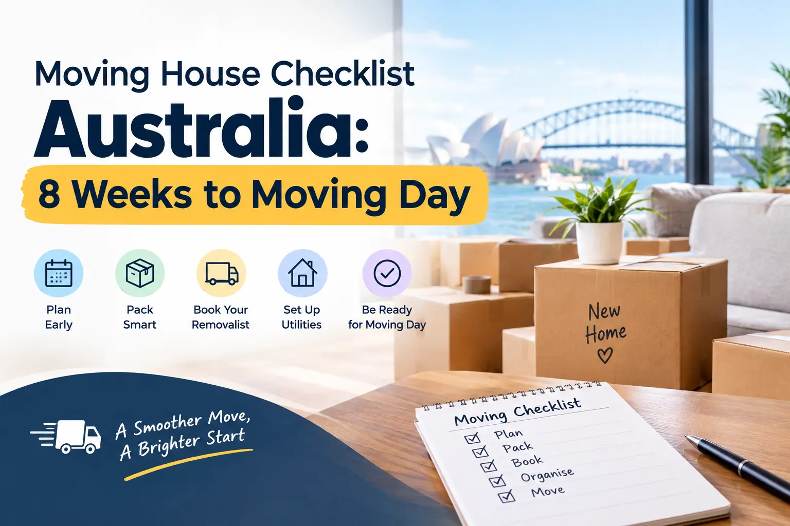 Moving House Checklist Australia by Sydney Removalists